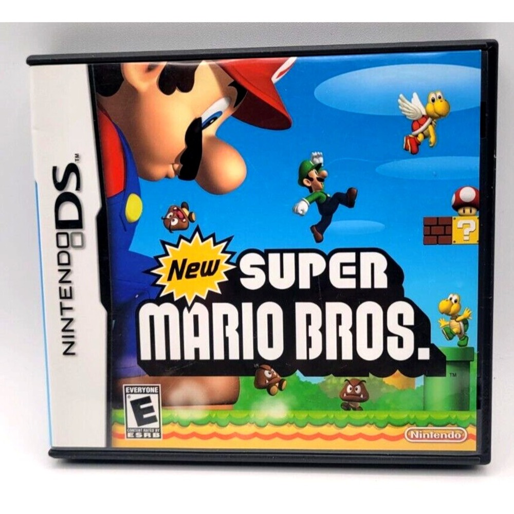 New Super Mario Bros. Game Box Only Not For Resale Case Nintendo DS *No Game*